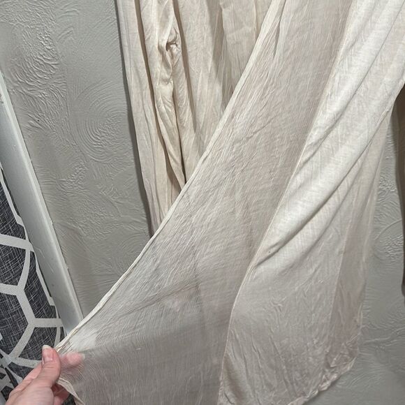 Laggia de Tessitori open front Ivory cardigan size large - Picture 3 of 5